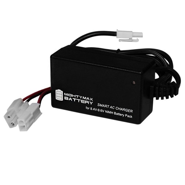 Mighty Max Battery 9.6V 2000mAh NiMH Replacement Battery For R/C Baja Truck With Smart Charger MAX3440662